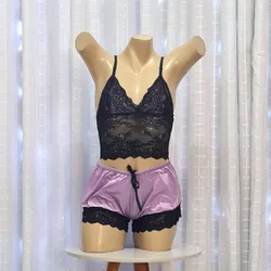 Baby Doll Ivete Íntima Delas (ID897-ST861). - Roxo... - Sexy Shop BH