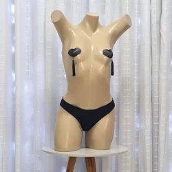 Calcinha Fio Duplo Íntima Delas (ST868) - Preto - ... - Sexy Shop BH