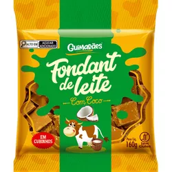 Fondant Leite e Coco 160g - Guimarães Alimentos