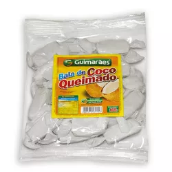 Bala De Coco Queimado 160g - Guimarães Alimentos