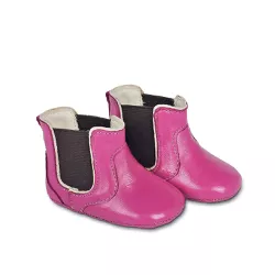 Botina Baby Couro Mestiço Liso Rosa - Silverado Botas - s1031-2 - SILVERADO BOTAS