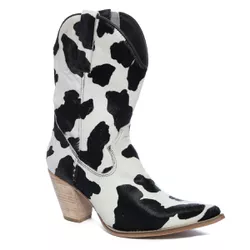 Bota Texana Feminina Couro Vaquinha - Silverado Botas - 2209 - 8 - SILVERADO BOTAS
