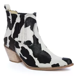 Botina Feminina Couro Vaquinha - Silverado Botas - 2251 - 8 - SILVERADO BOTAS