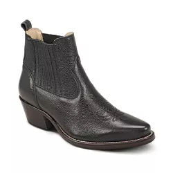 Botina Masculina Couro Floater Preta - Silverado Botas - 10561-2 - SILVERADO BOTAS