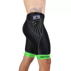 Bermuda de Compressão para Corrida Sprint Race Masculina Verde Com Bolso - Sprint Race 