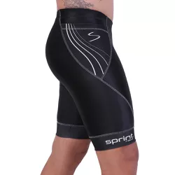 Bermuda de Compressão para Corrida Sprint Race Masculina Preta Com Bolso - Sprint Race 