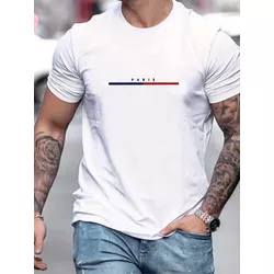 Camiseta Estampada Frente Paris - PARIS - Atacado Leandrinho
