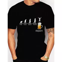 Camiseta Preta Estampa Frente Sextou Cerveja Dias ... - Atacado Leandrinho