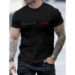 Camiseta Masculina Estampa Paris 100% Algodão Prem... - Atacado Leandrinho