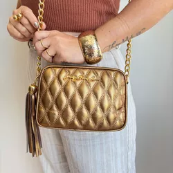 BOLSA LUIZA BARCELOS OURO VELHO - BLB - Talita Fidelis | Para mulheres que sabem onde querem pisar