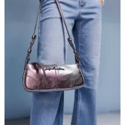 BOLSA LB RETANGULAR ALÇA COURO - TITANIO - BR-TITA... - Talita Fidelis | Para mulheres que sabem onde querem pisar