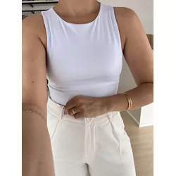 Cropped Regata liso básico dia a dia Suplex forro ... - THAIS VENTURA
