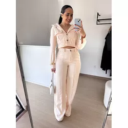 Conjunto Alfaiataria Andressa- Blusa Jaquetinha e ... - THAIS VENTURA
