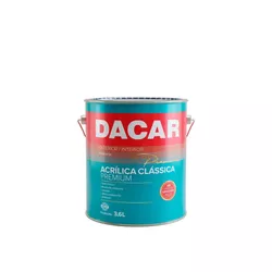 DACAR CLASSICA ACRILICO PREMIUM FOSCO 3,6LT - Tintas Oliveira
