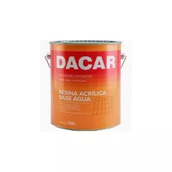 DACAR RESINA ACRILICA BASE AGUA 3,6 LT - Tintas Oliveira
