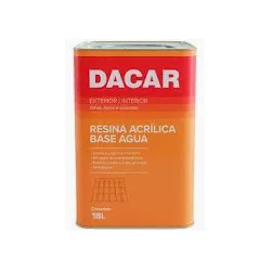 DACAR RESINA ACRILICA BASE AGUA 18LT - Tintas Oliveira