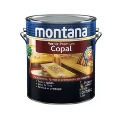 MONTANA VERNIZ COPAL BRILHANTE 3,6LT - Tintas Oliveira