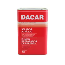 DACAR FUNDO PREPARADOR BASE AGUA 18LT - Tintas Oliveira