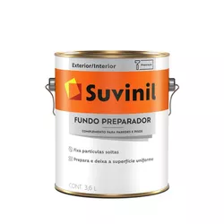 SUVINIL FUNDO PREPARADOR BASE AGUA 3,6LT - Tintas Oliveira