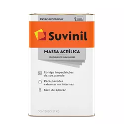 SUVINIL MASSA ACRILICA 25KG - Tintas Oliveira