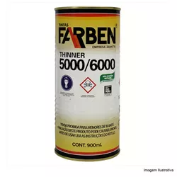 FARBEN THINNER 5000 900ML - Tintas Oliveira