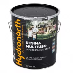 HYDRONORTH RESINA COLOR INCOLOR BRILHANTE 18L - Tintas Oliveira