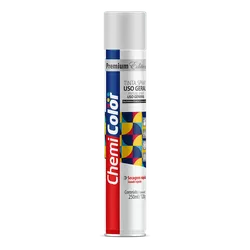 CHEMICOLOR SPRAY USO GER BRANCO BRILHANTE 250ML - Tintas Oliveira
