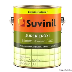 KIT SUVINIL EPOXI BRANCO COM CATALISADOR 2,7LT - Tintas Oliveira