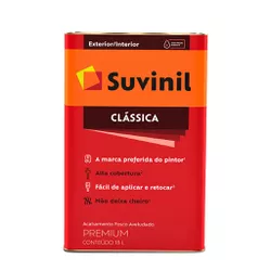 Tinta Latex Fosco Branco Neve 18 L Suvinil - Tintavel