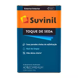 Tinta Acrílica Branco Neve Acetinada 18 L Suvinil - Tintavel