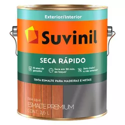 Esmalte Base Água Seca Rápido Branco Acetinado 3.6... - Tintavel