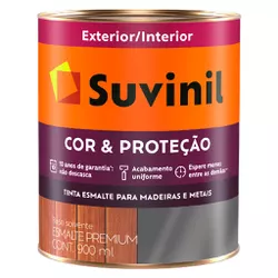 Esmalte Sintético Cor & Proteção Branco Fosco 0,9 ... - Tintavel
