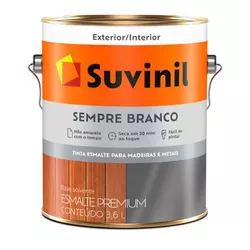 Tinta Esmalte Sintético Sempre Branco Brilhante 3,... - Tintavel