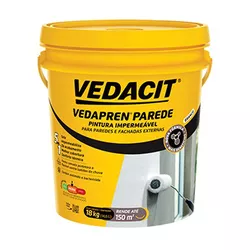 Vedapren parede externa (impermeável) balde 18kg -... - Tintavel