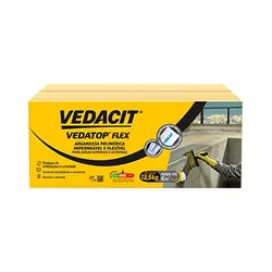 Vedatop flex (argamassa impermeável) caixa 13,5kg ... - Tintavel