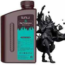  Resina UV Alta Temperatura SUNLU 1kg Black - TOPINK3D