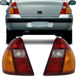 Lanterna Traseira Clio Sedan 1999 á 2004 Tricolor - Total Latas - A loja online do seu automóvel