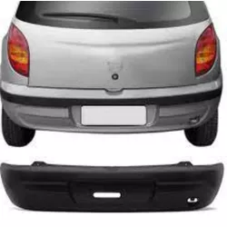 Parachoque Traseiro Celta Até 2005 Preto Liso - Total Latas - A loja online do seu automóvel