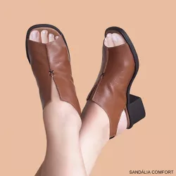 SANDÁLIA COMFORT CARAMELO