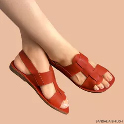 SANDÁLIA SHILOH LARANJA - TRINTEE