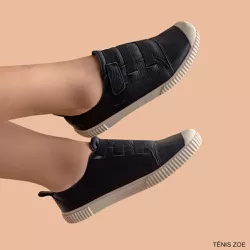 TÊNIS ZOE PRETO - TRINTEE
