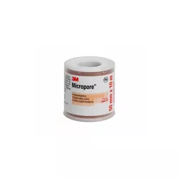 Fita Micropore 1533 3M 5cm x10m Bege - Triomed