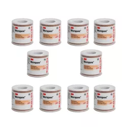 Kit 10 Fitas Micropore 1533 3M 5cm x10m Bege - Triomed