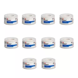 Kit 10 Fitas Micropore 1530 3M 2,5cm x10m Branco - Triomed