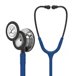 Estetoscópio Littmann Classic III 5863 Azul Marinho Espelhado 3M - Triomed
