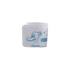 Braçadeira MD Soft Neonatal 2 Tubos Fechamento Velcro 2 Turquesa - Triomed