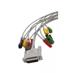 Cabo Paciente 5 Vias para Eletrocardiógrafo EPEX Encaixe Neo Pinch - Triomed