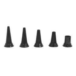 Conjunto Espéculos Auriculares MD Autoclaváveis 5 Tamanhos para Otoscópio Omni - Triomed