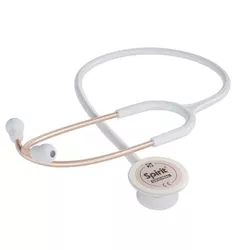 Estetoscópio Spirit Pro-Lite II Adulto Branco Acabamento Dourado - Triomed
