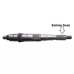 Eixo entalhado F1000 1990 a 1992, F2000 1982 a 1985, D20 1984 a 1989, TX1200 e TX1600 1982 a 1990. Cambio Clark 240V 5 m... - AUTOPEÇAS TUNICAR
